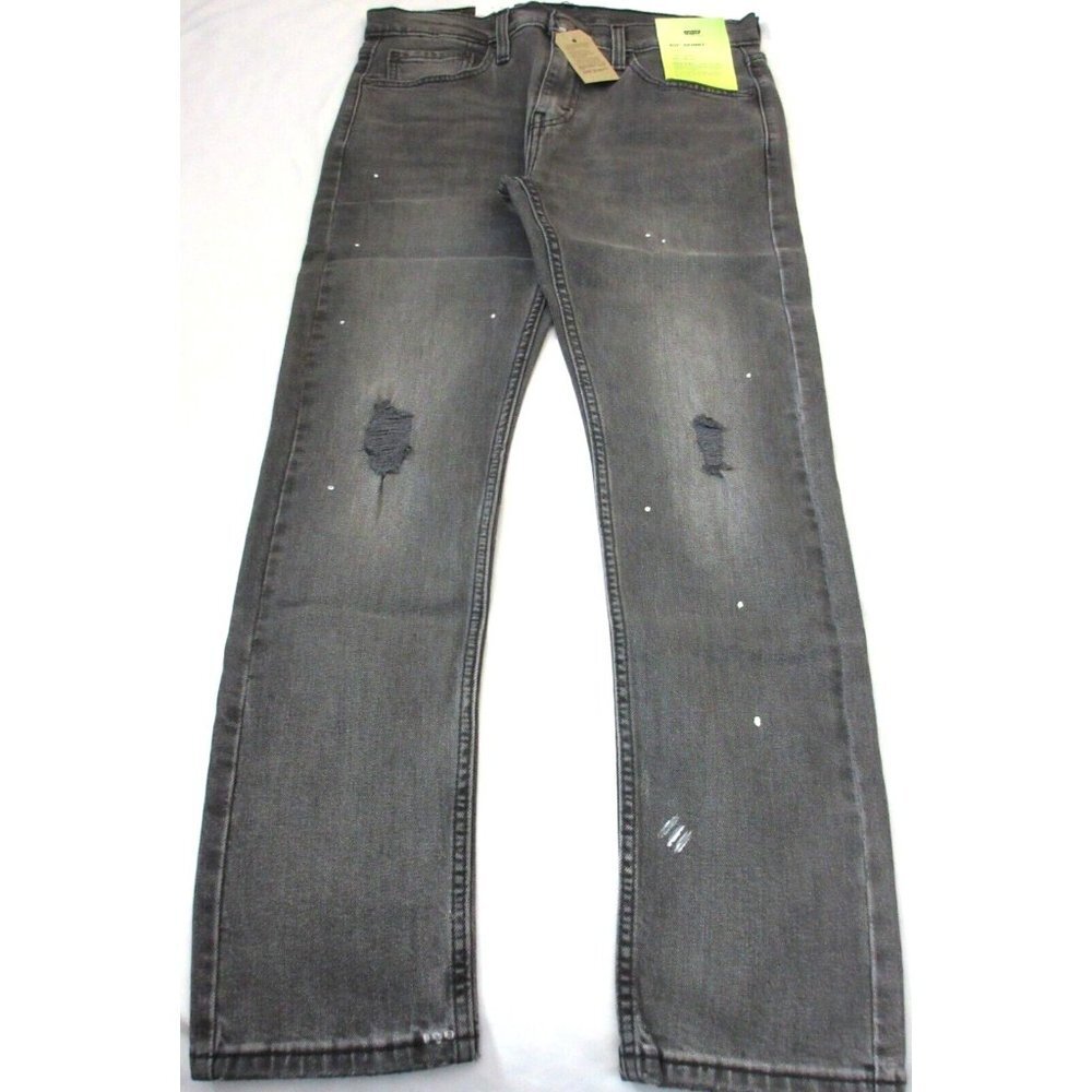 Levi's Men's 510 Skinny Stretch Distressed Jeans Gray Flex Fit NWT All Sizes